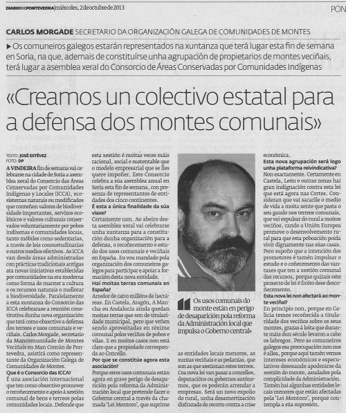 Diario, 2 de outubro de 2013.