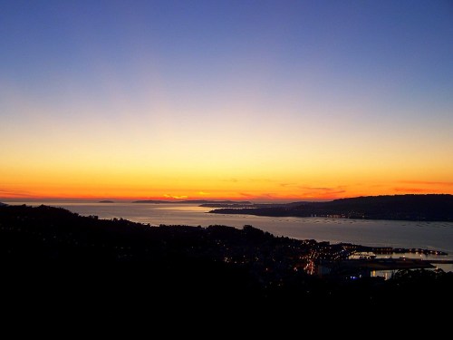 Solpor de Samaín no Monte Pituco.