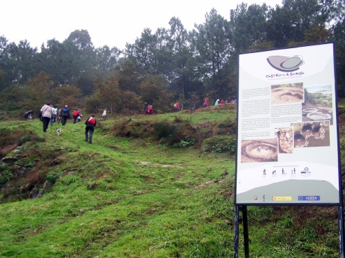 No castro da Subidá. Roteiro organizado por Almuinha.
