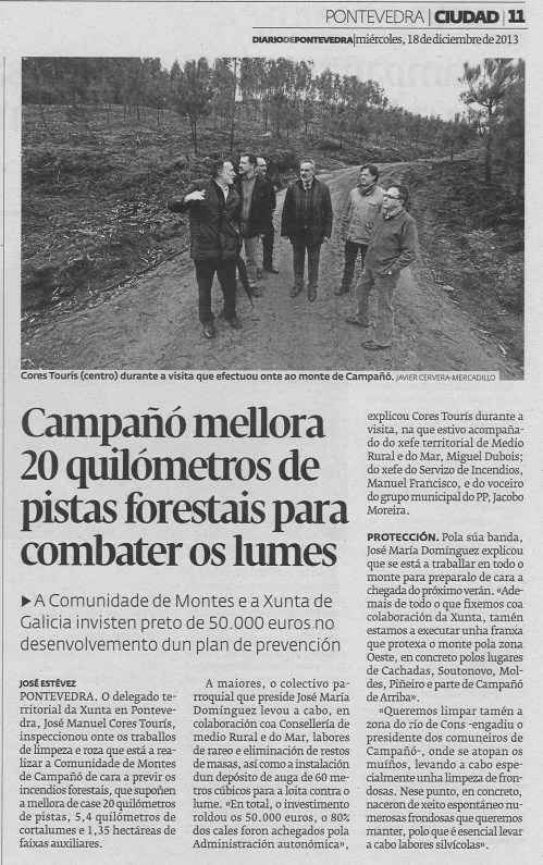 Diario, 18 de decembro de 2013.
