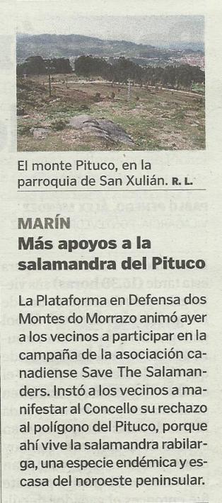 La Voz, 2 de febreiro de 2014.