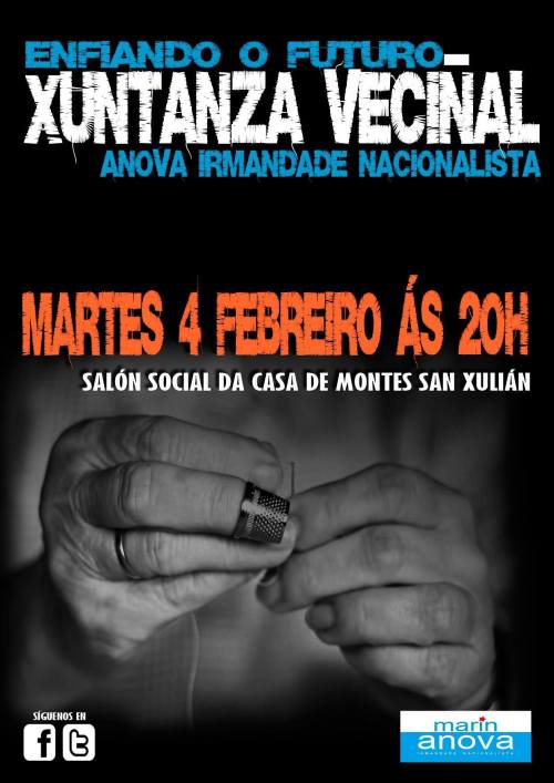 Xuntanza de Anova-Marín na Casa de Montes de San Xulián