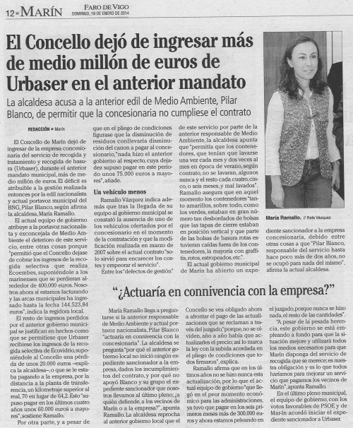 Faro, 19 de xaneiro de 2014.