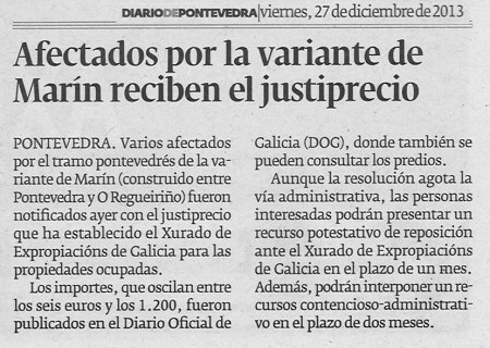 Diario, 27 de decembro de 2013.