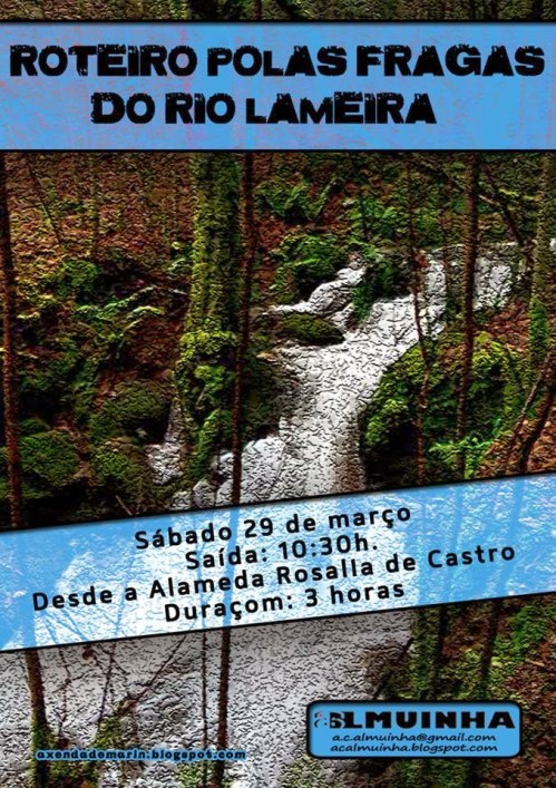 Roteiro polo río Lameira ata Castiñeiras, organizado por Almuinha.