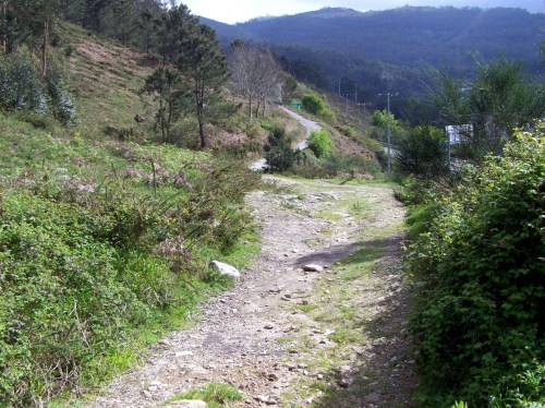 Trazado que propón Acuaes para a instalación da nova rede de abastecemento de auga.