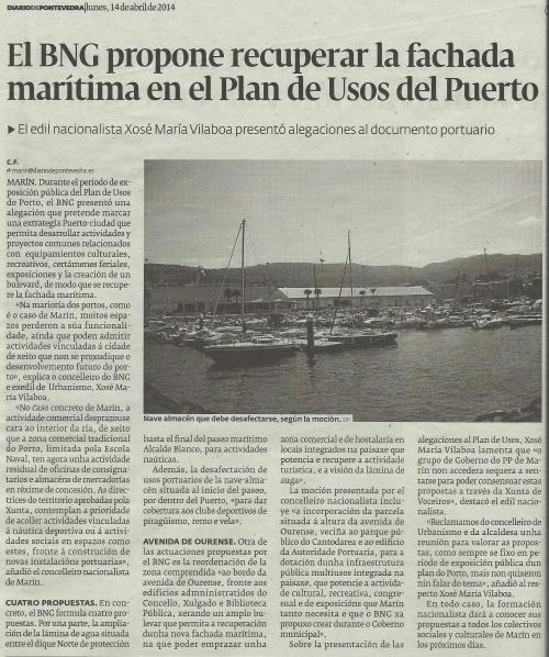 Diario, 14 de abril de 2014.