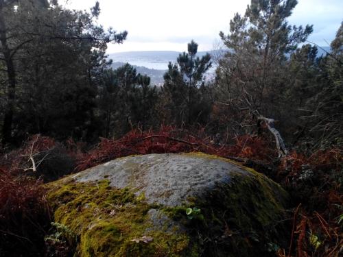 Conxunto rupestre de Champás, en San Xulián (Foto, Paulo Troitiño]