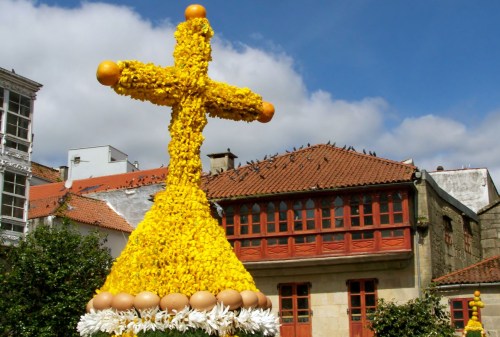 Festa dos maios en Pontevedra.