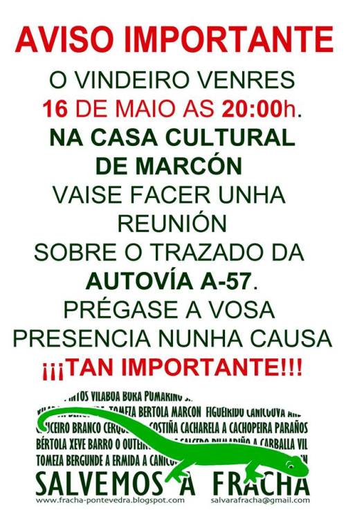 Xuntanza convocada por Salvemos A Fracha.