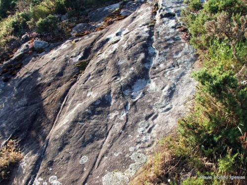 Petroglifos de Sete Camiños (foto, Paulo Troitiño).