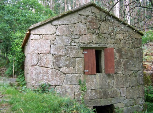 Muíño no río da Fraga.