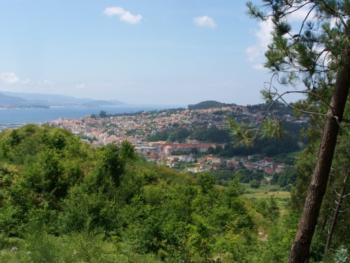 Vista dende o Monte de A Torre, Meira, Moaña.