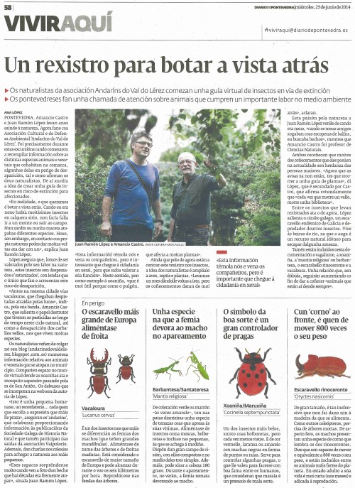 Diario, 25 de xuño de 2014.