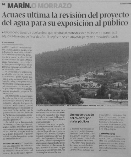 Diario, 26 de xuño de 2014.