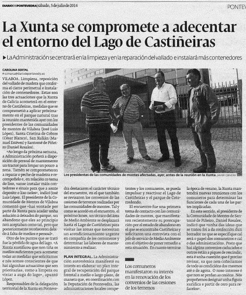 Diario, 5 de xullo de 2014.