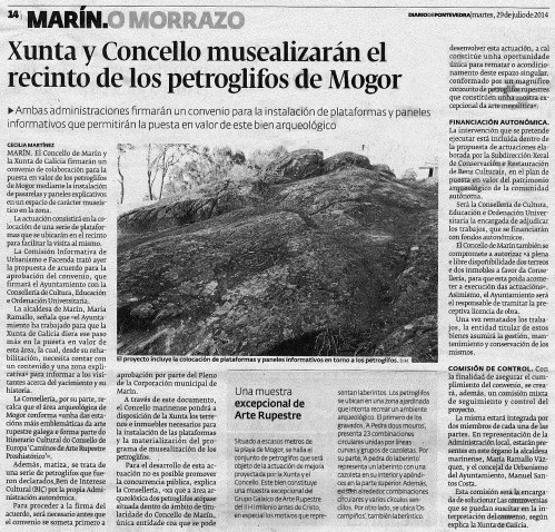 Diario, 29 de xullo de 2014.