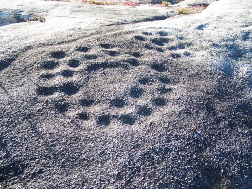 Petroglifos de Regato dos Buratos, en Salcedo.