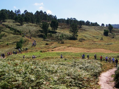 Chegando ao Alto do Pornedo. 