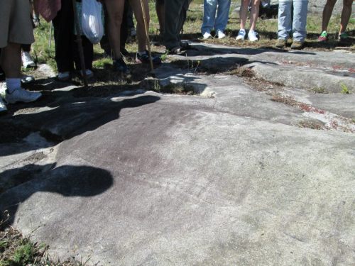 Petroglifos de Regato dos Buratos (foto, Alex Negreira).