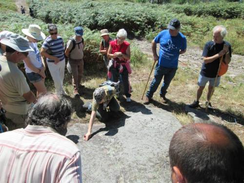 Petroglifos de Pornedo (foto, Alex Negreira).