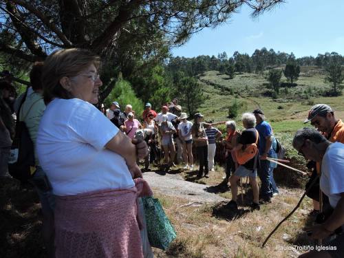Nos petroglifos de Pornedo (foto, Paulo Troitiño).