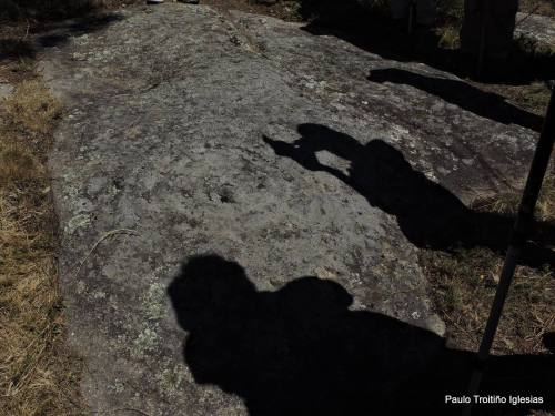 Nos petroglifos de Pornedo (foto, Paulo Troitiño).