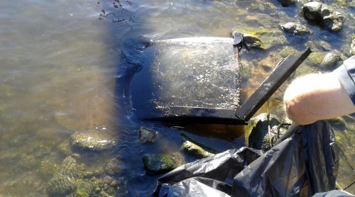 Campaña de limpeza 2014 do Gafos, organizada por Vaipolorío.