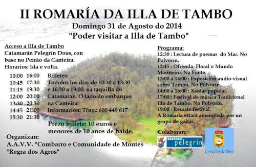 II Romaría na illa de Tambo.