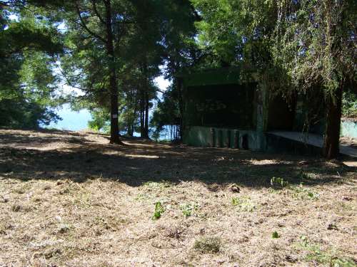 Ruínas do antigo polvorín.