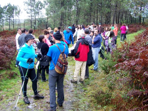 Andaina pola Serra da Fracha contra a A-57.