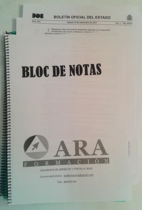 Curso de sulfatador en San Xulián.