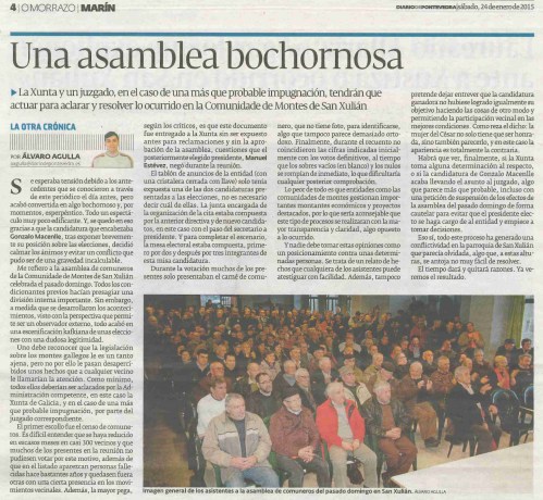 Diario, 24 xaneiro 2015