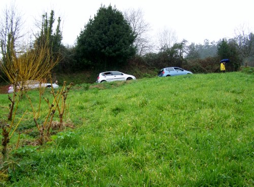 Cara os montes de Cela, en Bueu.