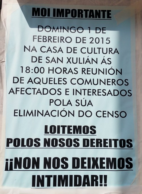 Chamamento a rebato da candidatura alternativa.