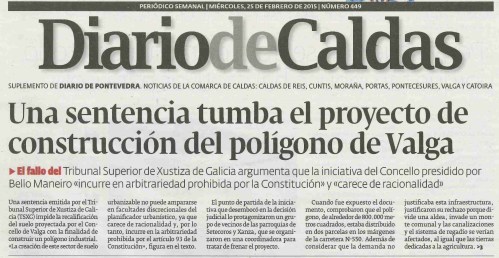 Diario, 25 febreiro 2015.