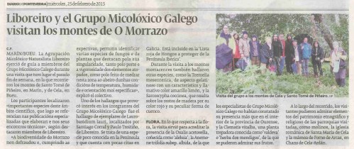 Diario, 25 febreiro 2015.