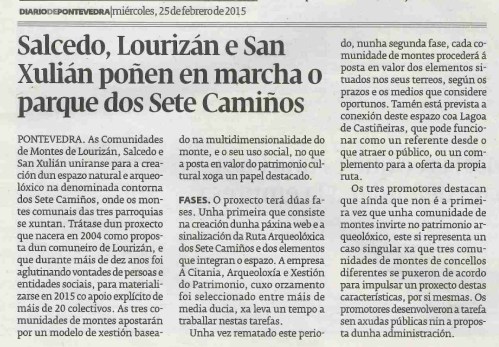 Diario, 25 febreiro 2015.