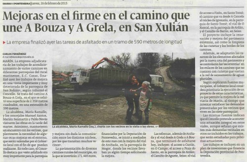 Diario, 26 febreiro 2015.