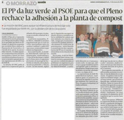 Diario, 14 marzo 2015