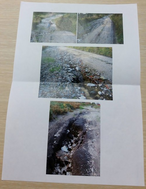 Solicitude á Comunidade de Montes sobre a pista forestal do Pituco.