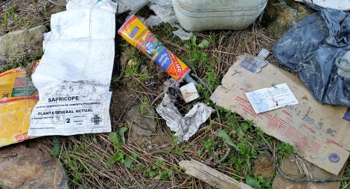 Verquido contaminante no Monte Pituco.