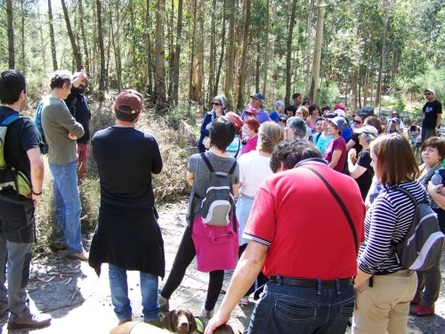 Roteiro pola protección do Monte Pituco (Pornedo).