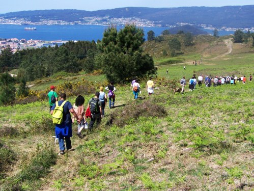 Roteiro pola protección do Monte Pituco (Pornedo).