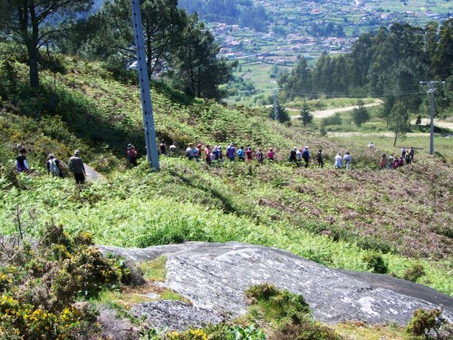 Roteiro pola protección do Monte Pituco (Pornedo).