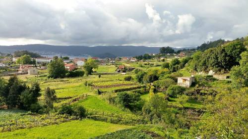 Vista de San Xulián dende a Casa de Montes.