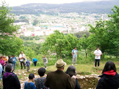 Visita ao Castro da Subidá con Ronsel.