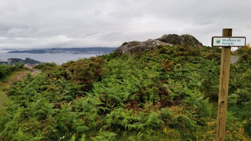Sinaléctica no miradoiro do Pornedo