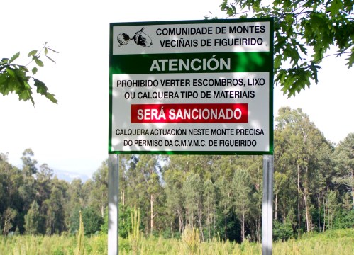 Panel da Comunidade de Montes de Figueirido.