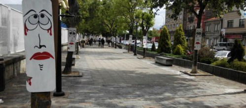 Árbores da Avenida de Ourense. Foto do Psoe.